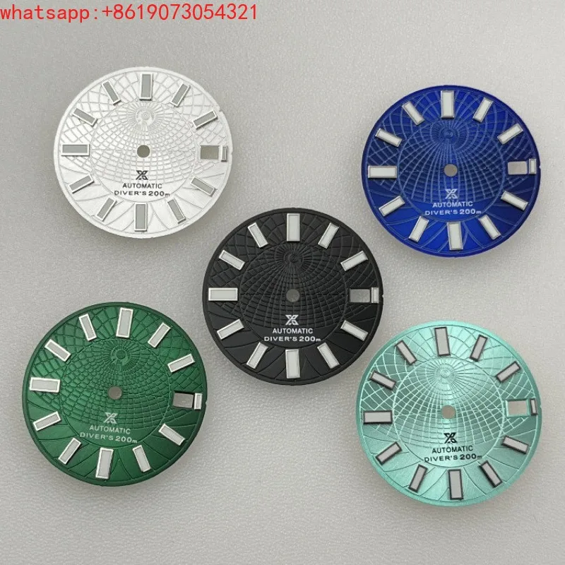Customized NH35 Dial Green Luminous Surface Yuanzu Dial Mechanical Watch Modified Case Hand Watch Accessories 28.5mm
Customized NH35 Dial Green Luminous Surface Yuanzu Dial Mechanical Watch Modified Case Hand Watch Accessories 28.5mm