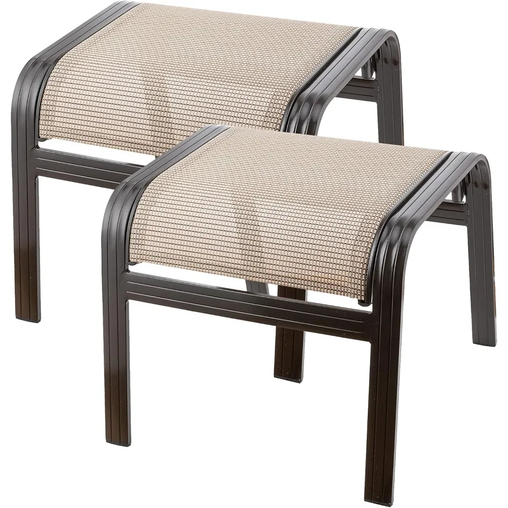 Outdoor Patio Footstools Aluminum Outdoor Ottomans Footrest Small Seating Wicker Furniture Patio Ottoman 2 Pieces Brown
Outdoor Patio Footstools Aluminum Outdoor Ottomans Footrest Small Seating Wicker Furniture Patio Ottoman 2 Pieces Brown