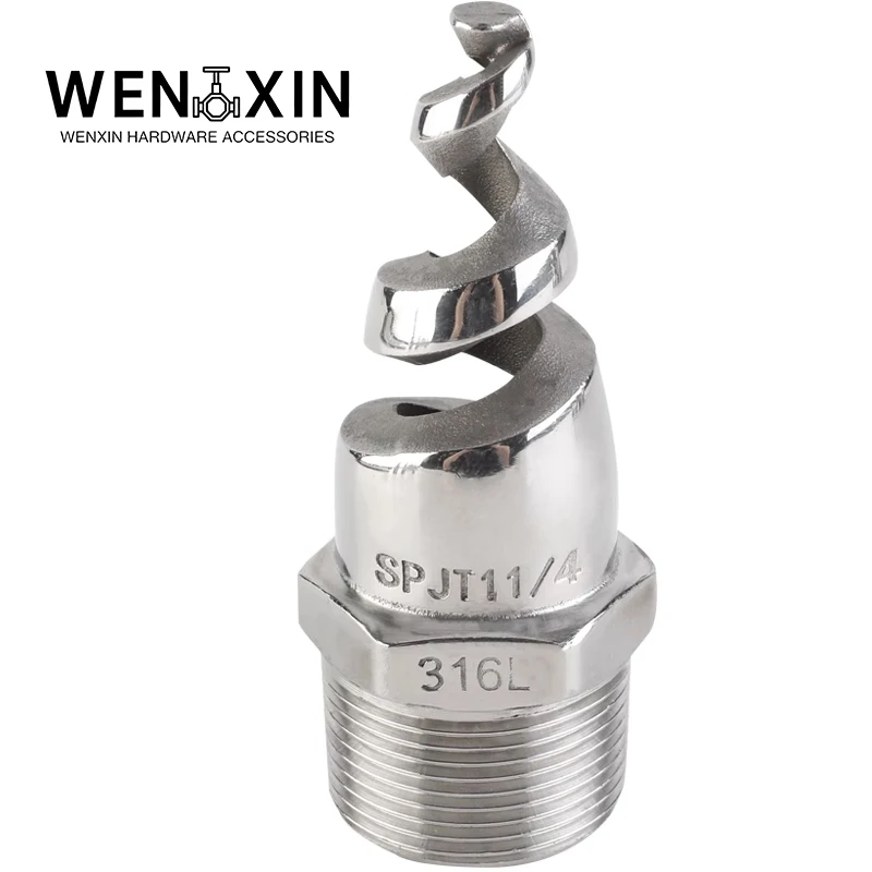 1/4 "-1" (DN8-DN25) BSP304 Stainless Steel Spiral Cone Atomizing Nozzle Dust Removal For Garden And Lawn Irrigation
1/4 "-1" (DN8-DN25) BSP304 Stainless Steel Spiral Cone Atomizing Nozzle Dust Removal For Garden And Lawn Irrigation