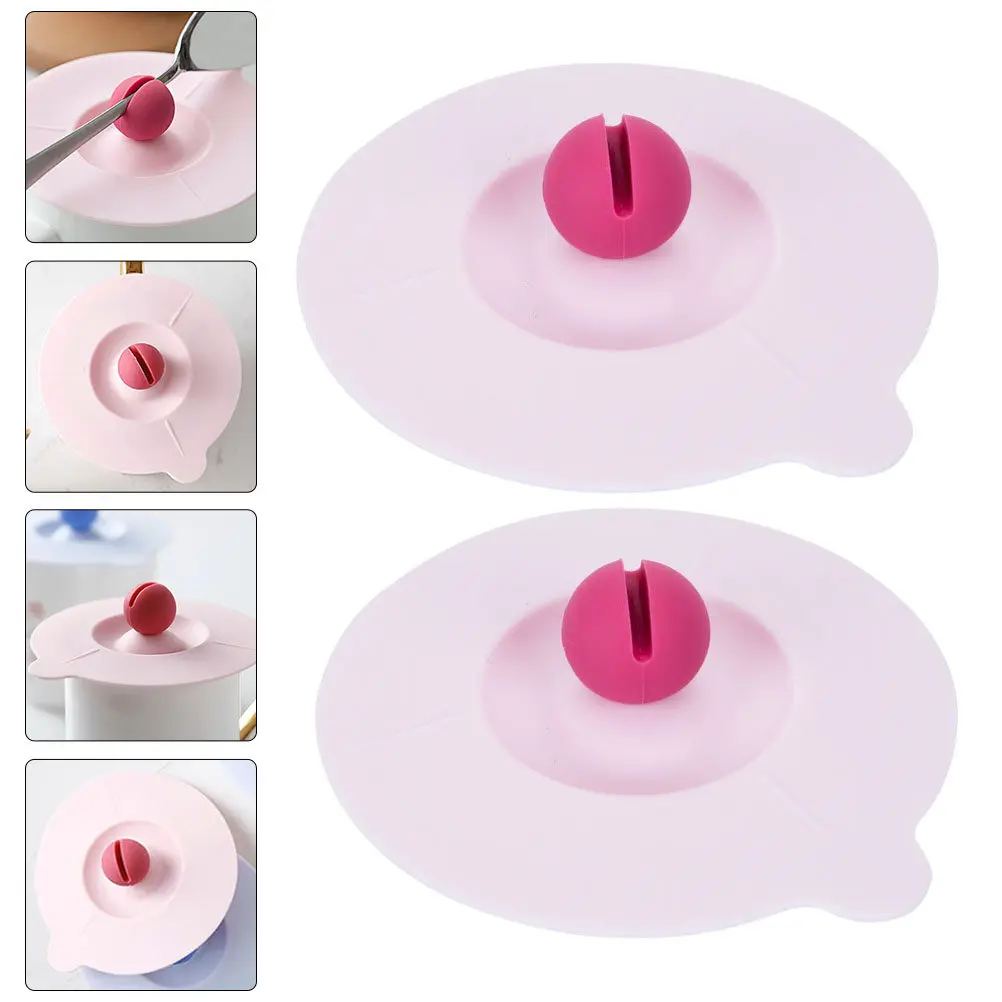 2Pcs Food-Grade Silicone Cup Lids Leakproof Mug Covers with Spoon Holder Maintain Flavor Freshness for Mugs Cups Bowls Kitchen
2Pcs Food-Grade Silicone Cup Lids Leakproof Mug Covers with Spoon Holder Maintain Flavor Freshness for Mugs Cups Bowls Kitchen