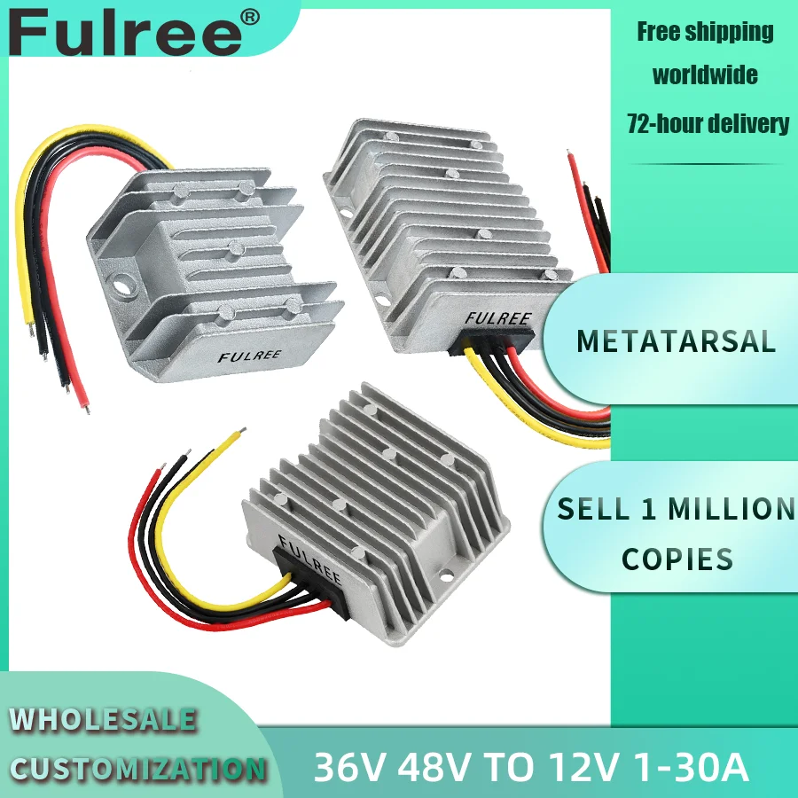 DC 36V 48V to DC 12V 3A 5A 10A 15A 20A 25A 30A Step Down Buck Power Converter 36 48 Volt to 12 Volt Golf Cart Voltage Regulator
DC 36V 48V to DC 12V 3A 5A 10A 15A 20A 25A 30A Step Down Buck Power Converter 36 48 Volt to 12 Volt Golf Cart Voltage Regulator