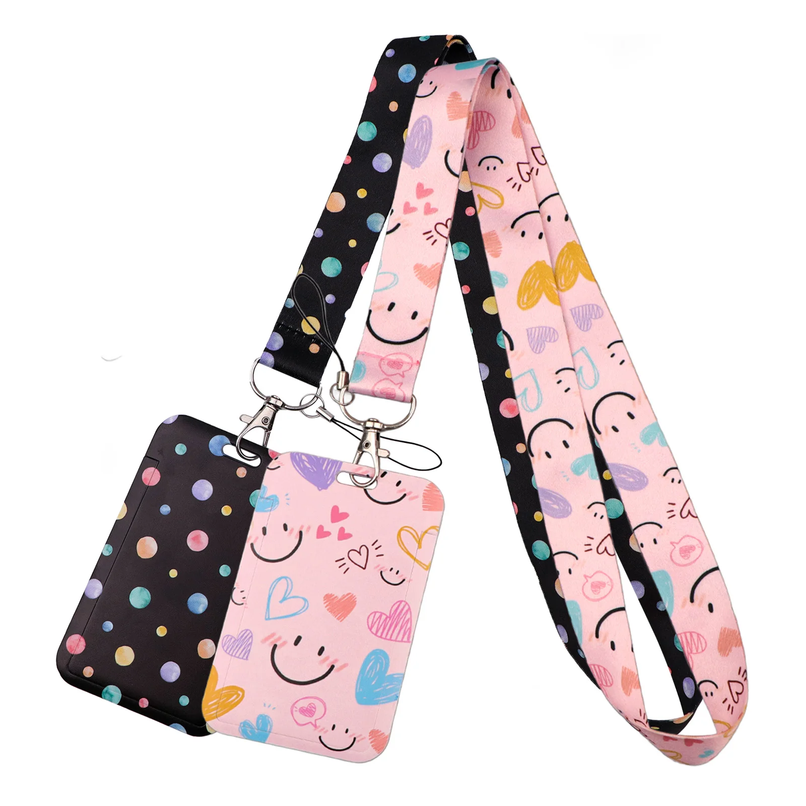 Colorful Ball Smiling Face Lanyard Neck Strap Keychain Card Cover Badge Holder Mobile Phone Hang Rope Keyring Accessories Gifts
Colorful Ball Smiling Face Lanyard Neck Strap Keychain Card Cover Badge Holder Mobile Phone Hang Rope Keyring Accessories Gifts
