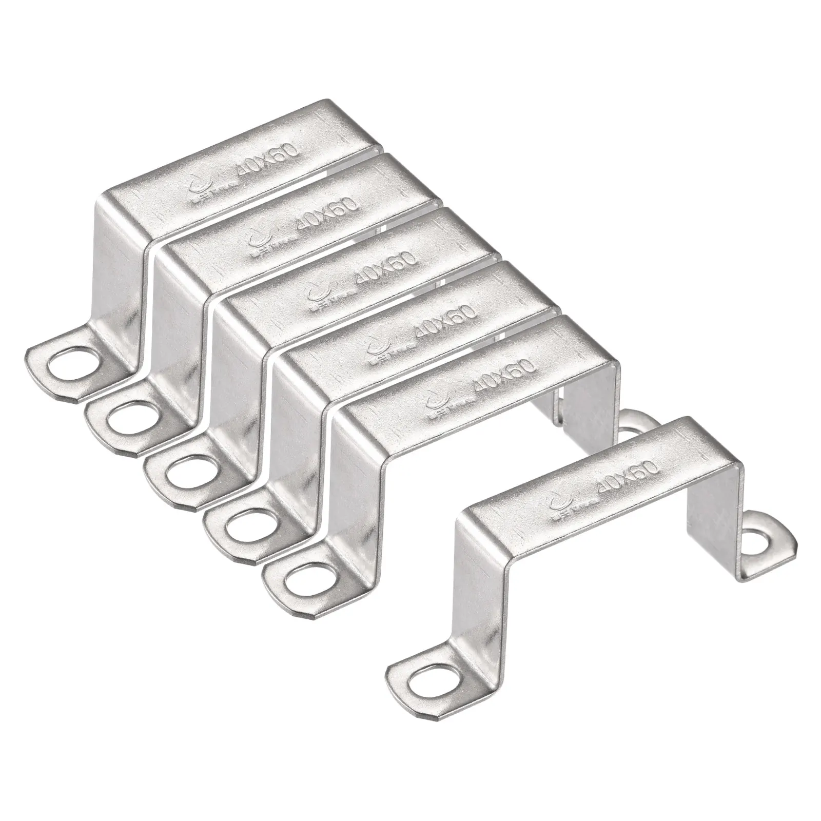 Uxcell 6 Pcs U Shaped Connector Bracket 38 x 61mm 304 Stainless Steel for Door Closed Bar Holder Strut Channel
Uxcell 6 Pcs U Shaped Connector Bracket 38 x 61mm 304 Stainless Steel for Door Closed Bar Holder Strut Channel