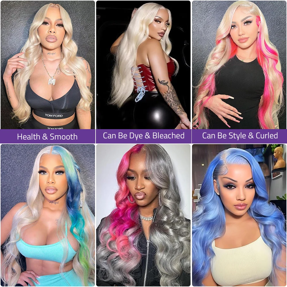 13x6 HD Lace Frontal Human Hair Wig Body Wave 613 Blonde 13x4 Lace Frontal Wigs For Black Women 220 Density Natural Hairline
13x6 HD Lace Frontal Human Hair Wig Body Wave 613 Blonde 13x4 Lace Frontal Wigs For Black Women 220 Density Natural Hairline