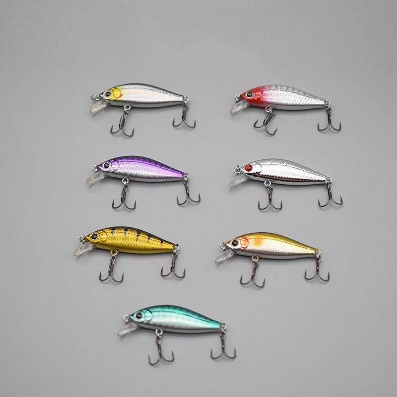 1Pcs 50mm 3.3g Minnow Fishing Lures Artificial Wobbler Crankbait Slow-sinking Hovering Bass Mandarin Fish for Trout Carp Fishing
1Pcs 50mm 3.3g Minnow Fishing Lures Artificial Wobbler Crankbait Slow-sinking Hovering Bass Mandarin Fish for Trout Carp Fishing