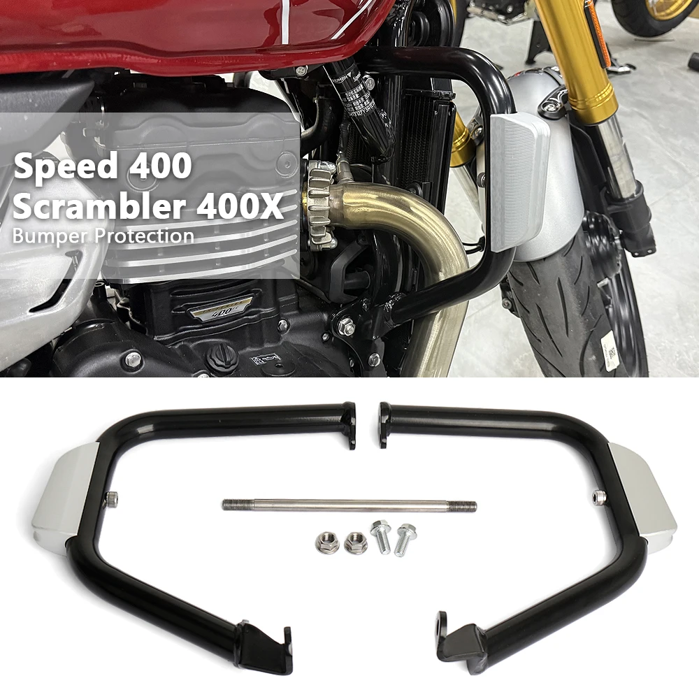 Motorcycle Accessories Engine Bumper Crash Guard Crash Bar Protector Kit For Speed 400 Scrambler 400X Speed400 2024 2025
Motorcycle Accessories Engine Bumper Crash Guard Crash Bar Protector Kit For Speed 400 Scrambler 400X Speed400 2024 2025