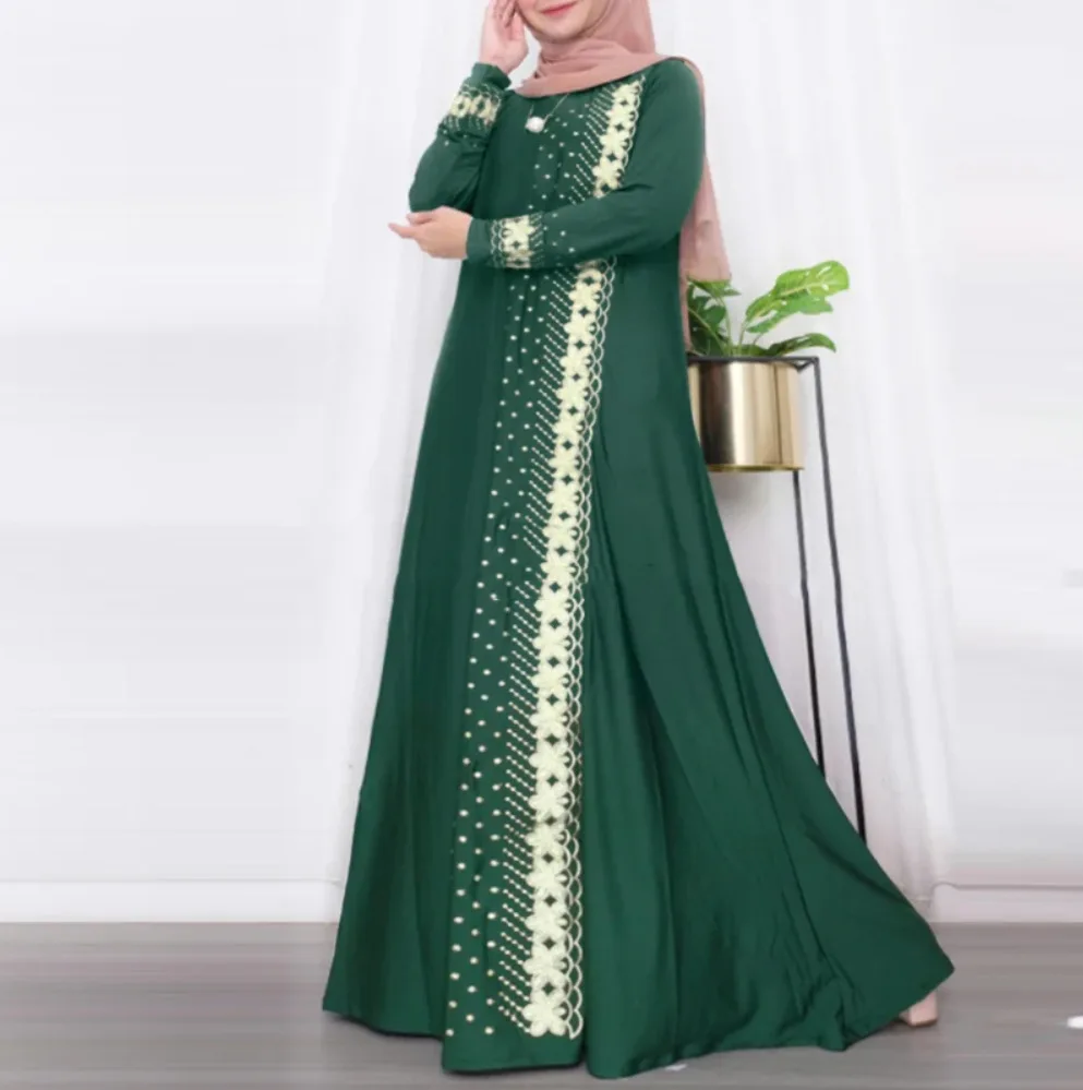 Ramadan Moroccan Muslim Women's New Southeast Asian Positioning Printed Luxury Fashion Elegant Long Sleeve Loose Dress
Ramadan Moroccan Muslim Women's New Southeast Asian Positioning Printed Luxury Fashion Elegant Long Sleeve Loose Dress