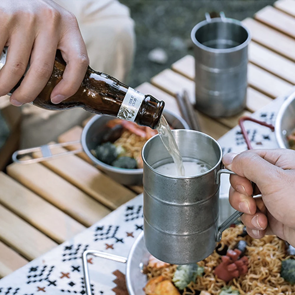 Stainless Steel Cup 304 Grade Outdoor Multi-Function Camping Mug Camping Mug Portable Travel Coffee Beer Drink Container
Stainless Steel Cup 304 Grade Outdoor Multi-Function Camping Mug Camping Mug Portable Travel Coffee Beer Drink Container