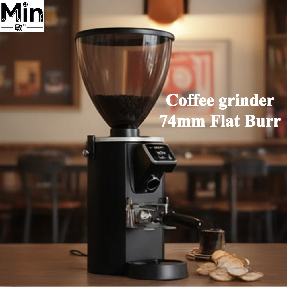 HomeWise G1008 Commercial Coffee Grinder 74mm Flat Burr 500W 4g/s Fast Grinding With Touch Screen Dosing For Café Restaurant
HomeWise G1008 Commercial Coffee Grinder 74mm Flat Burr 500W 4g/s Fast Grinding With Touch Screen Dosing For Café Restaurant
