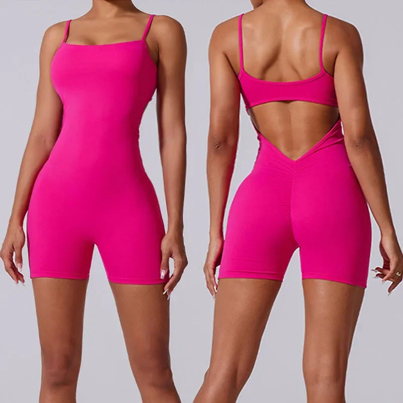 Sleeveless One Piece Sports Jumpsuit Running Backless Bodysuit Women Workout Yoga Rompers Overalls Sportswear Fitness Yoga Suit
Sleeveless One Piece Sports Jumpsuit Running Backless Bodysuit Women Workout Yoga Rompers Overalls Sportswear Fitness Yoga Suit