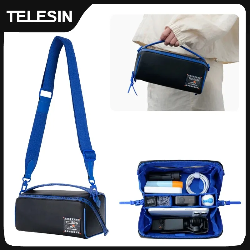 TELESIN Storage Protection Bag Carrying Case for DJI OSMO Pocket 4 3 Crossbody Bag Camera Accessories Storage Bag Storage Box
TELESIN Storage Protection Bag Carrying Case for DJI OSMO Pocket 4 3 Crossbody Bag Camera Accessories Storage Bag Storage Box