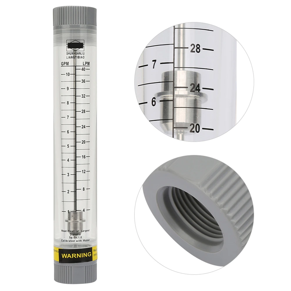 N04R LZM-20G 1-10GPM For Female G3/4In Tube Type Flowmeter Meter Acrylic Tube Type Liquid Flowmeter
N04R LZM-20G 1-10GPM For Female G3/4In Tube Type Flowmeter Meter Acrylic Tube Type Liquid Flowmeter