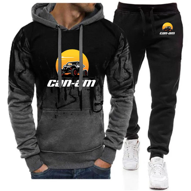 2025 Can Am Motorcycle Men New Gradient Hooded Hoodie + Pants Tracksuits Casual Print Sweatpant Leisure Harajuku Sportwear Suits
2025 Can Am Motorcycle Men New Gradient Hooded Hoodie + Pants Tracksuits Casual Print Sweatpant Leisure Harajuku Sportwear Suits