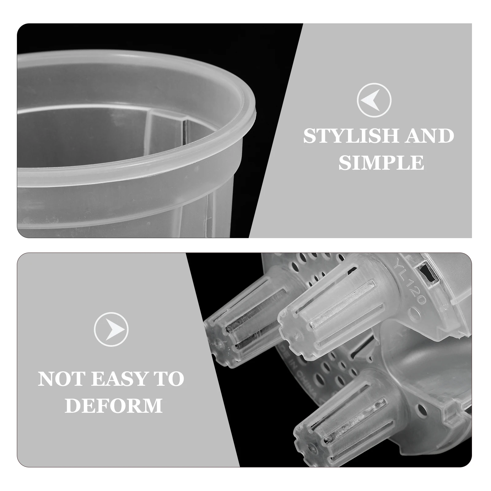 5pcs Self Watering Flower Pot Clear Orchid Planter White Base 12x8 3x14cm Automatic Plant Container Lazy Gardening Decor
5pcs Self Watering Flower Pot Clear Orchid Planter White Base 12x8 3x14cm Automatic Plant Container Lazy Gardening Decor