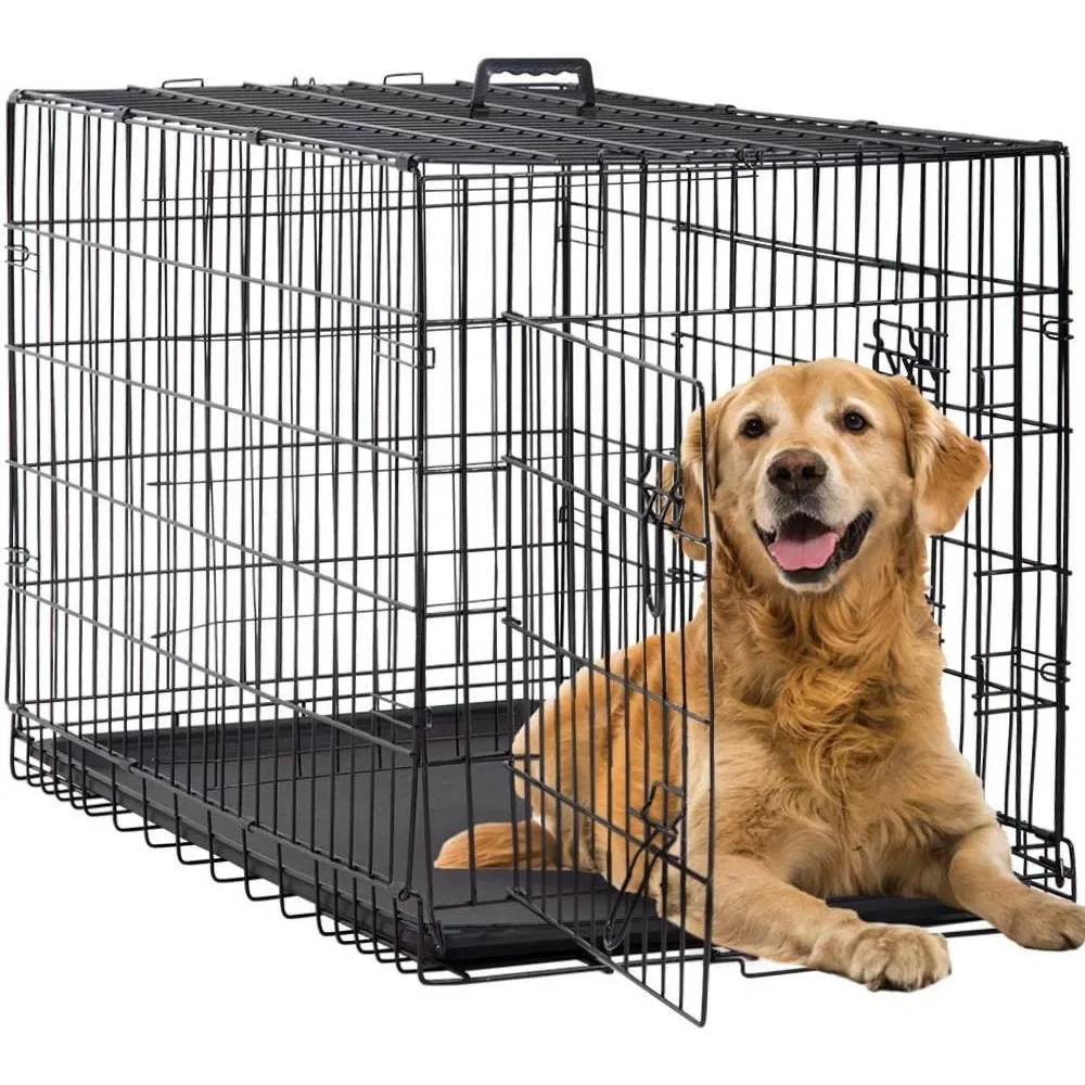 Dog Crates for Large Dogs Folding Mental Wire Crates Dog Kennels Outdoor and Indoor Pet Dog Cage Crate with Double-Door
Dog Crates for Large Dogs Folding Mental Wire Crates Dog Kennels Outdoor and Indoor Pet Dog Cage Crate with Double-Door