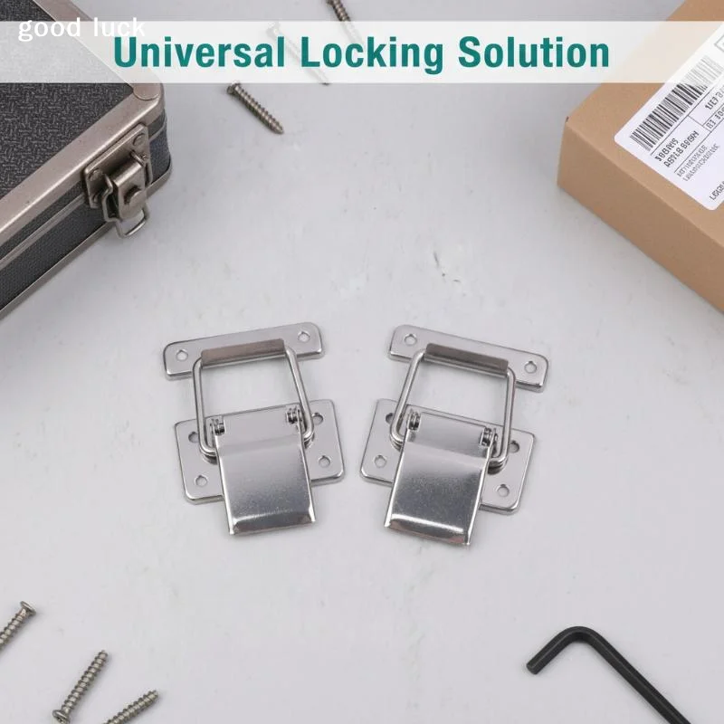 2Pcs Stainless Steel Latch Hasp Hardware Boxes Doors Belts Cabinet Case Spring Loaded Latch Catch Toggle Hasp Easy Install
2Pcs Stainless Steel Latch Hasp Hardware Boxes Doors Belts Cabinet Case Spring Loaded Latch Catch Toggle Hasp Easy Install