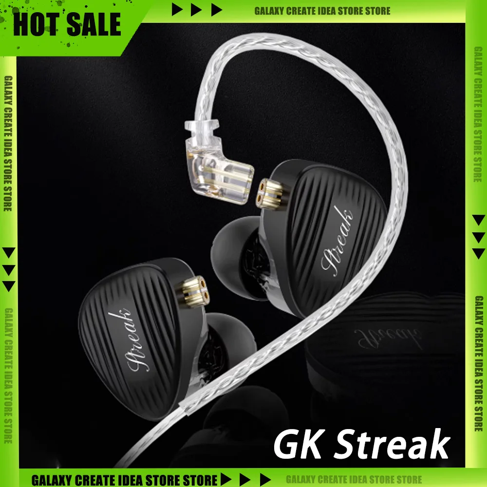Наушники-вкладыши GK Streak с отсоединяемым кабелем, Hi-Fi мониторы KUN, динамические + планарные двухдрайверные, обновленная версия GK-KUNTEN
Наушники-вкладыши GK Streak с отсоединяемым кабелем, Hi-Fi мониторы KUN, динамические + планарные двухдрайверные, обновленная версия GK-KUNTEN