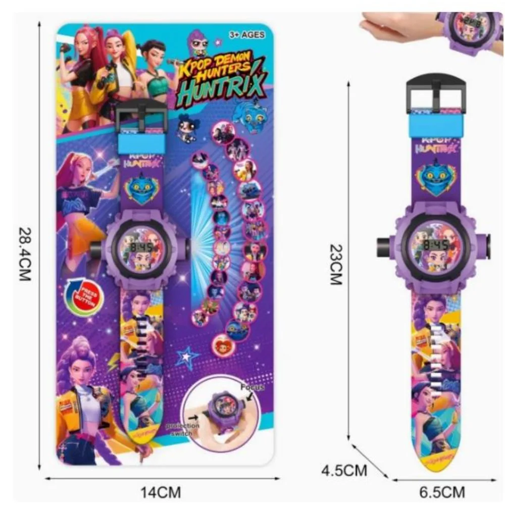 Anime Cartoon 24 Clear 3D Projection Fun Children's Watch Projector Toy Best Birthday Gift for Children
Anime Cartoon 24 Clear 3D Projection Fun Children's Watch Projector Toy Best Birthday Gift for Children