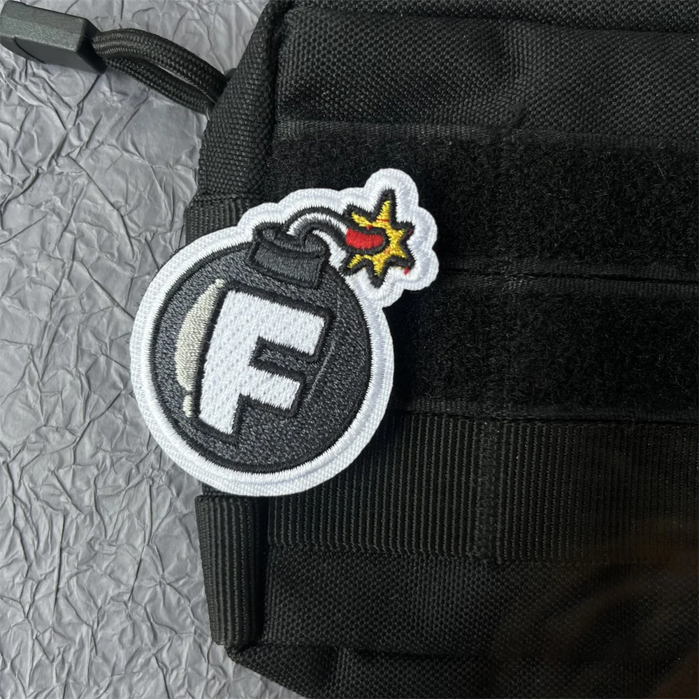 F BOMB Embroidery Stickers Morale Badge Tactical Gear Military Patch Hook and Loop Patches Backpack Wappen
F BOMB Embroidery Stickers Morale Badge Tactical Gear Military Patch Hook and Loop Patches Backpack Wappen