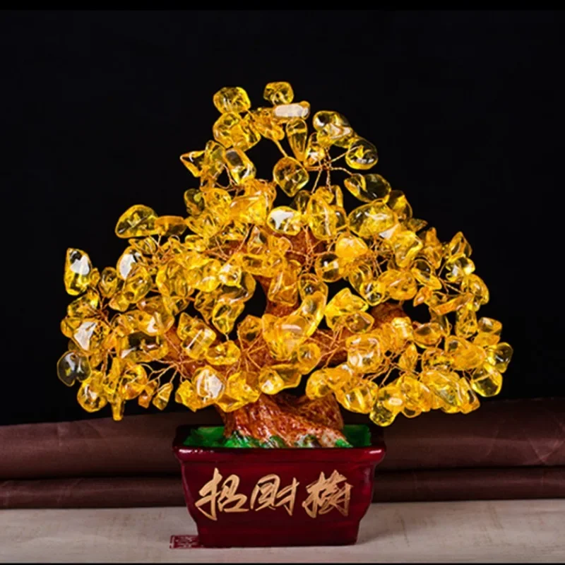 Money Tree Living Room Wine Cabinet Trinkets Home Creative Crafts Citrine Lucky Ornaments Sculptures & Figurines Decorations
Money Tree Living Room Wine Cabinet Trinkets Home Creative Crafts Citrine Lucky Ornaments Sculptures & Figurines Decorations