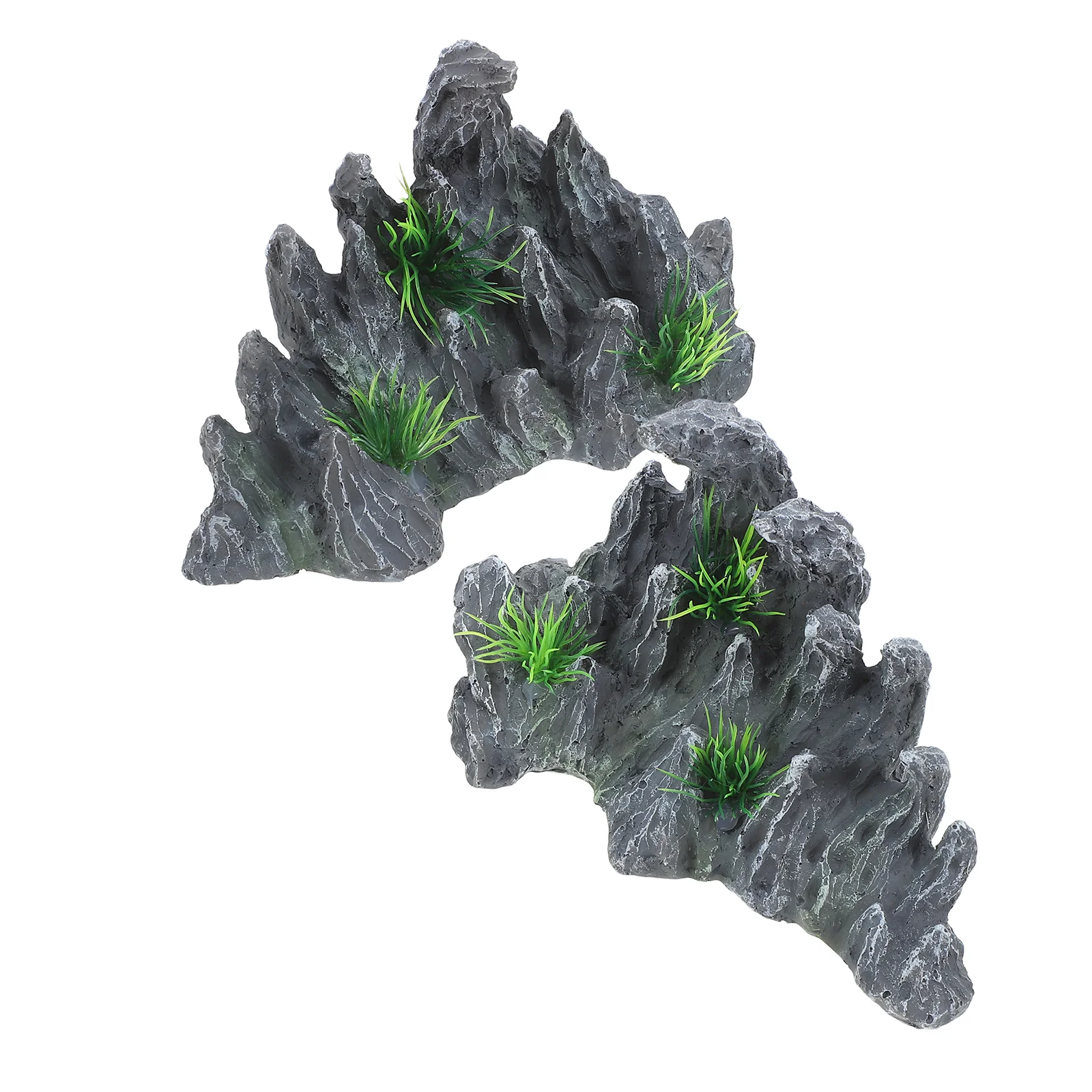 2 Pcs Micro Landscape Rockery Aquarium Ornaments Fish Tank Decoration Resin Accessories
2 Pcs Micro Landscape Rockery Aquarium Ornaments Fish Tank Decoration Resin Accessories