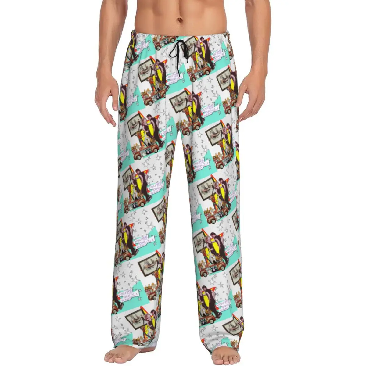 Пижамные штаны с персонажем фильма на заказ, мужская одежда для сна, эластичные штаны для сна с карманами
Пижамные штаны с персонажем фильма на заказ, мужская одежда для сна, эластичные штаны для сна с карманами