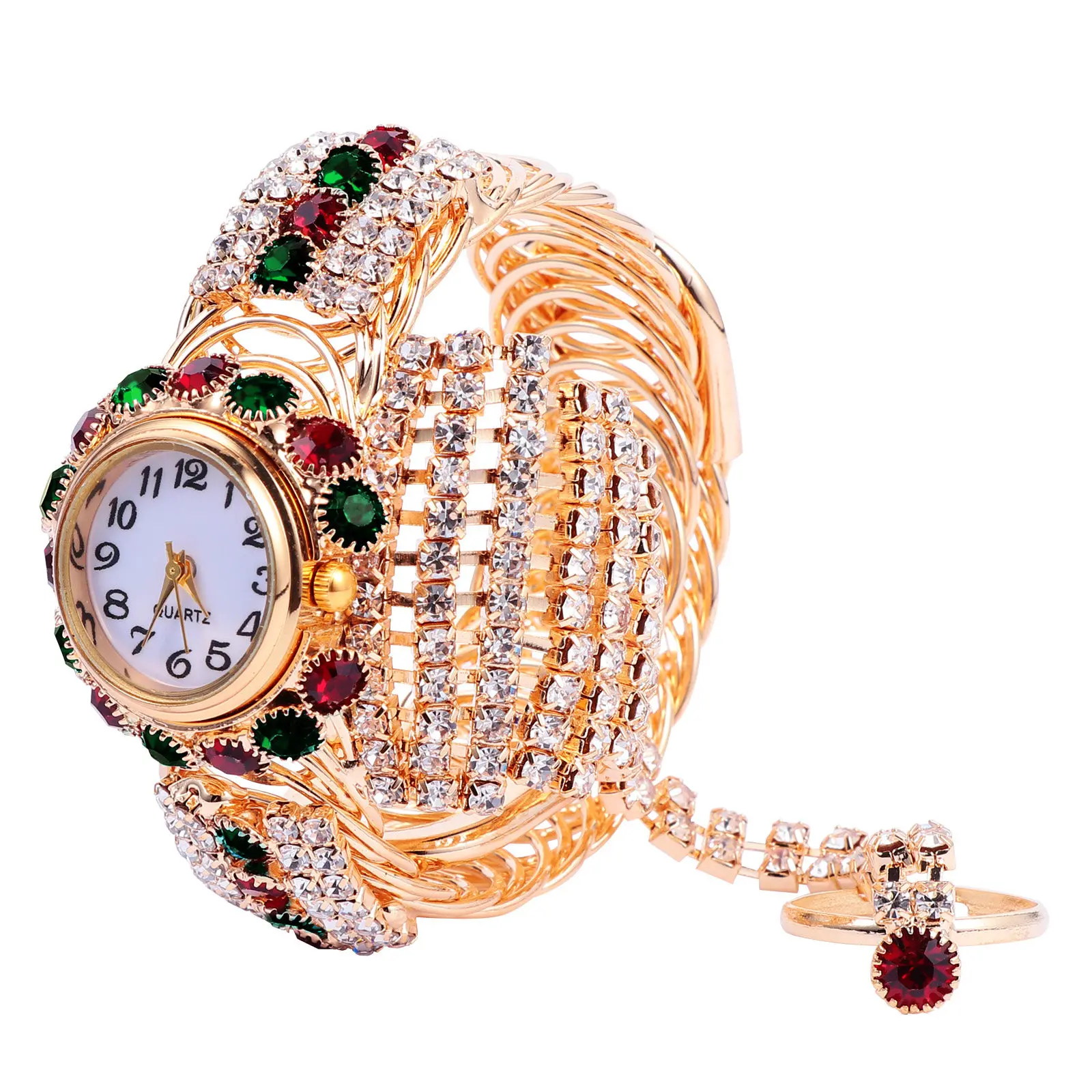 1Pcs Full Diamond Ring Watch Set Creative Alloy Quartz Watch for Women Fashion Bracelet Lady Casual Timepiece Girls
1Pcs Full Diamond Ring Watch Set Creative Alloy Quartz Watch for Women Fashion Bracelet Lady Casual Timepiece Girls