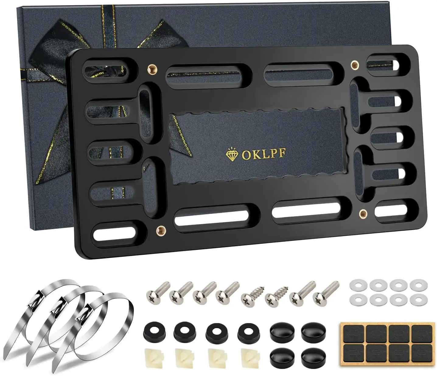 No-Drill Front License Plate Mounting Kit - Universal Bracket for Cars Trucks SUVs with Stainless Steel Hardware & Anti-Theft
No-Drill Front License Plate Mounting Kit - Universal Bracket for Cars Trucks SUVs with Stainless Steel Hardware & Anti-Theft