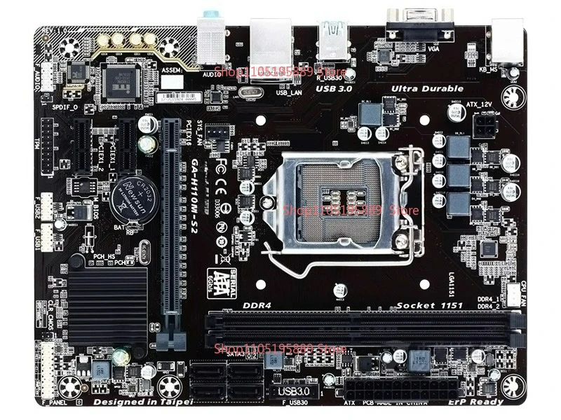 Для Gigabyte H110M-S2 H110M-DS2 DS2V 1151-контактная основная плата с поддержкой G3930
Для Gigabyte H110M-S2 H110M-DS2 DS2V 1151-контактная основная плата с поддержкой G3930