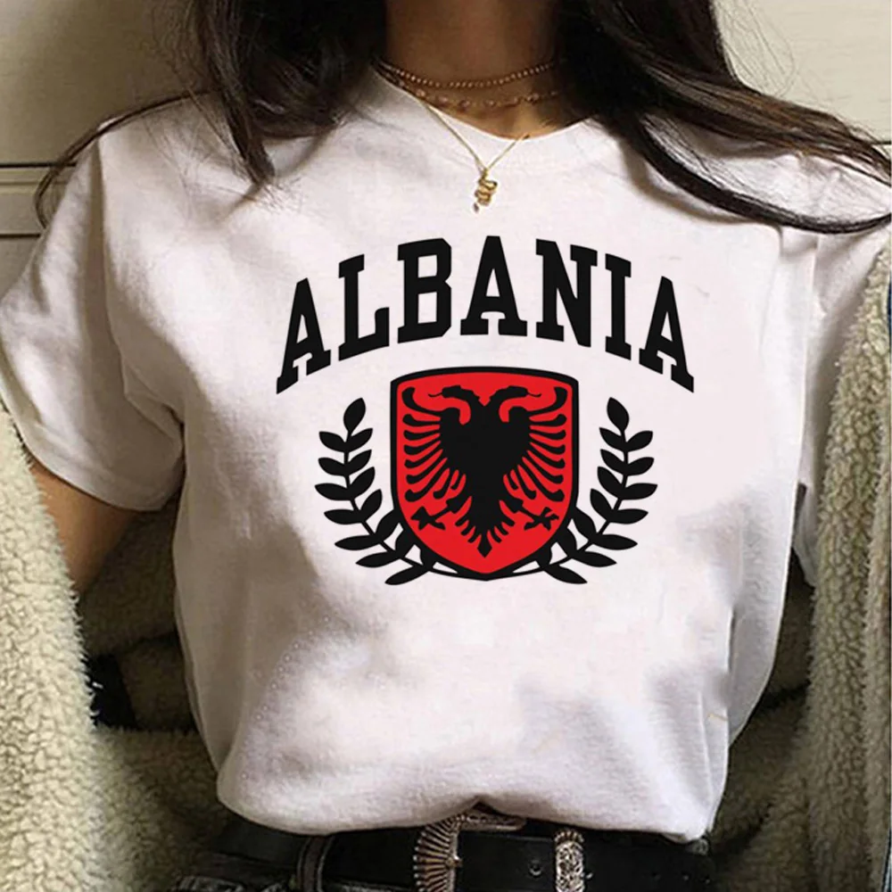 Футболки с Албанией, Женская смешная футболка в стиле Харадзюку, одежда для девушек аниме 1920-х годов
Футболки с Албанией, Женская смешная футболка в стиле Харадзюку, одежда для девушек аниме 1920-х годов