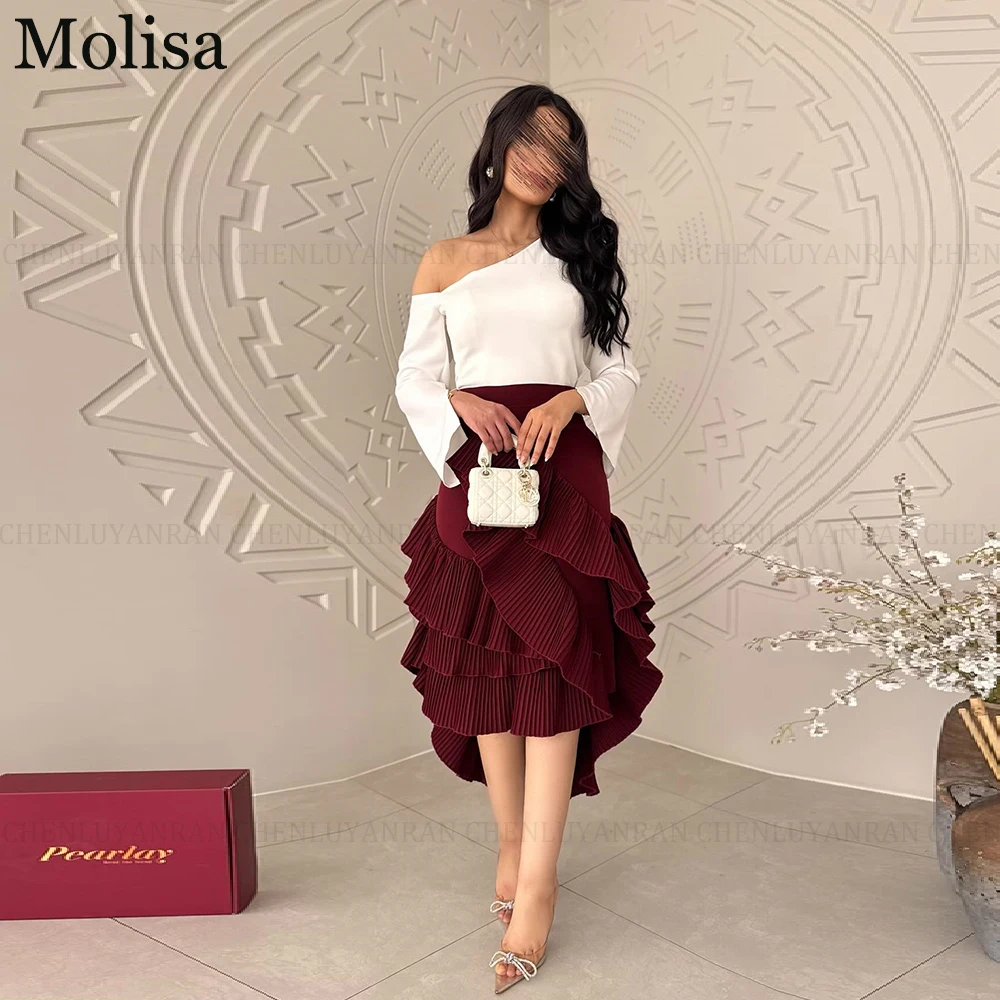 MOLISA Saudi Arabia Short Party Evening Gowns 2025 Customized Pleated A-Line Prom Dress Formal Occasion Dress فساتين الحفلات
MOLISA Saudi Arabia Short Party Evening Gowns 2025 Customized Pleated A-Line Prom Dress Formal Occasion Dress فساتين الحفلات