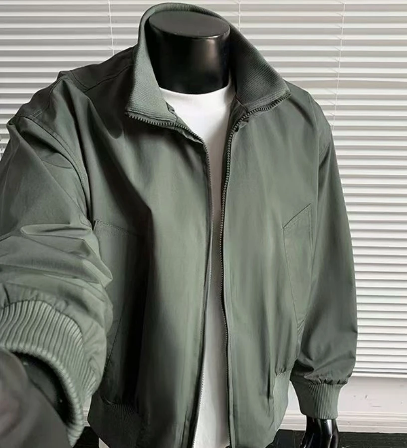 Хлопковая одежда с воротником-стойкой, уличная повседневная толстовка в американском стиле High Street, модная мужская куртка большого размера в стиле ретро
Хлопковая одежда с воротником-стойкой, уличная повседневная толстовка в американском стиле High Street, модная мужская куртка большого размера в стиле ретро