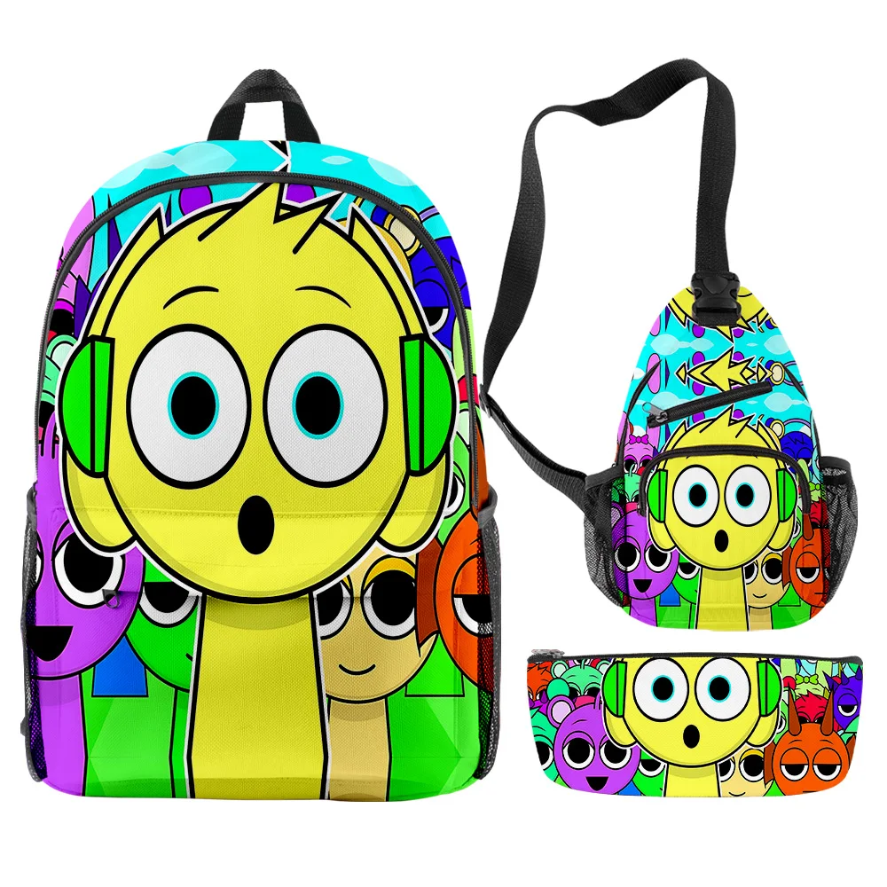 Classic Popular Funny Novelty Sprunki 3D Print 3pcs/Set pupil School Bags Travel Laptop Backpack Chest Bag Pencil Case
Classic Popular Funny Novelty Sprunki 3D Print 3pcs/Set pupil School Bags Travel Laptop Backpack Chest Bag Pencil Case