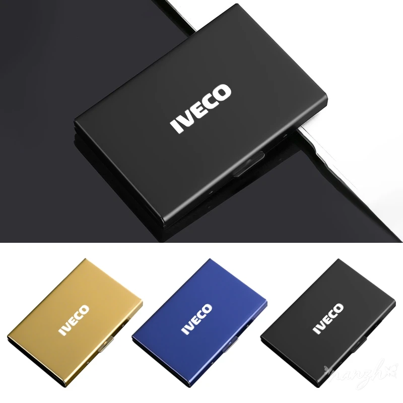 Car Metal Thin Slim Credit Card Holder RFID Blocking WalletF For IVECO DAILY IV VI Van Daily S-WAY T-WAY X-WAY DAILY 4X4 Key Bag
Car Metal Thin Slim Credit Card Holder RFID Blocking WalletF For IVECO DAILY IV VI Van Daily S-WAY T-WAY X-WAY DAILY 4X4 Key Bag