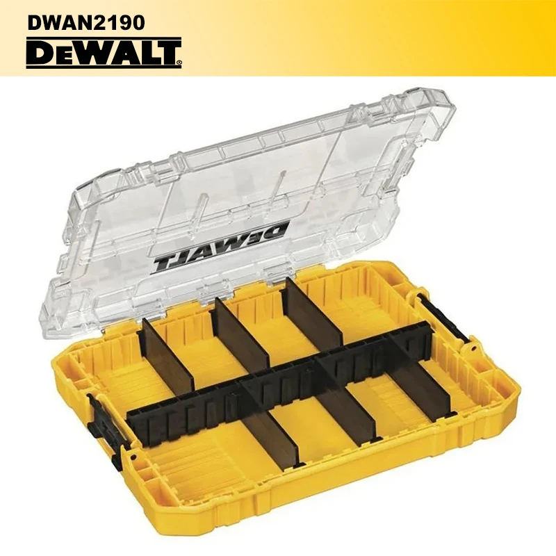 DEWALT DWAN2190 Large Parts Storage Box Transparent Plastic Stackable Tool Organizer 220x170x32mm127
DEWALT DWAN2190 Large Parts Storage Box Transparent Plastic Stackable Tool Organizer 220x170x32mm127