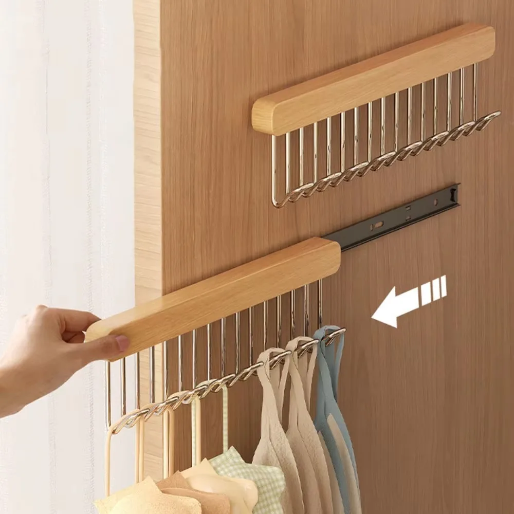 New Multifunctional Clothes Storage Hanger Household Wooden Pull-out Type Hanger Durable Sturdy Belt Hanger Closet Supplies
New Multifunctional Clothes Storage Hanger Household Wooden Pull-out Type Hanger Durable Sturdy Belt Hanger Closet Supplies