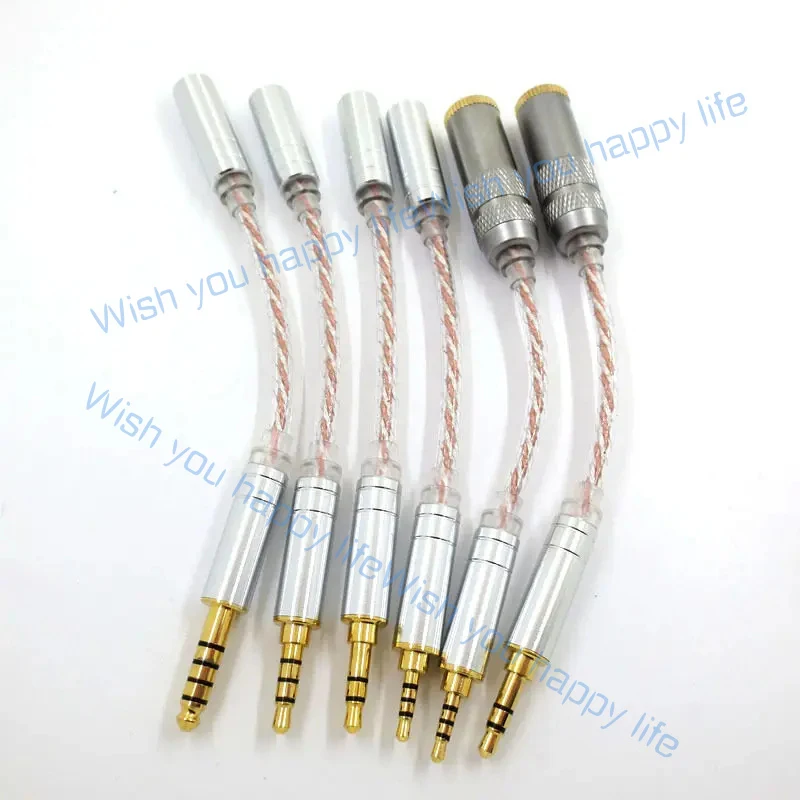 4.4mm Balanced Male to 3.5/2.5 mm Female Headphone Adapter Cable 4.4 to 3.5 to 2.5 Balanced Conversion for HiFiman Audio Cable
4.4mm Balanced Male to 3.5/2.5 mm Female Headphone Adapter Cable 4.4 to 3.5 to 2.5 Balanced Conversion for HiFiman Audio Cable
