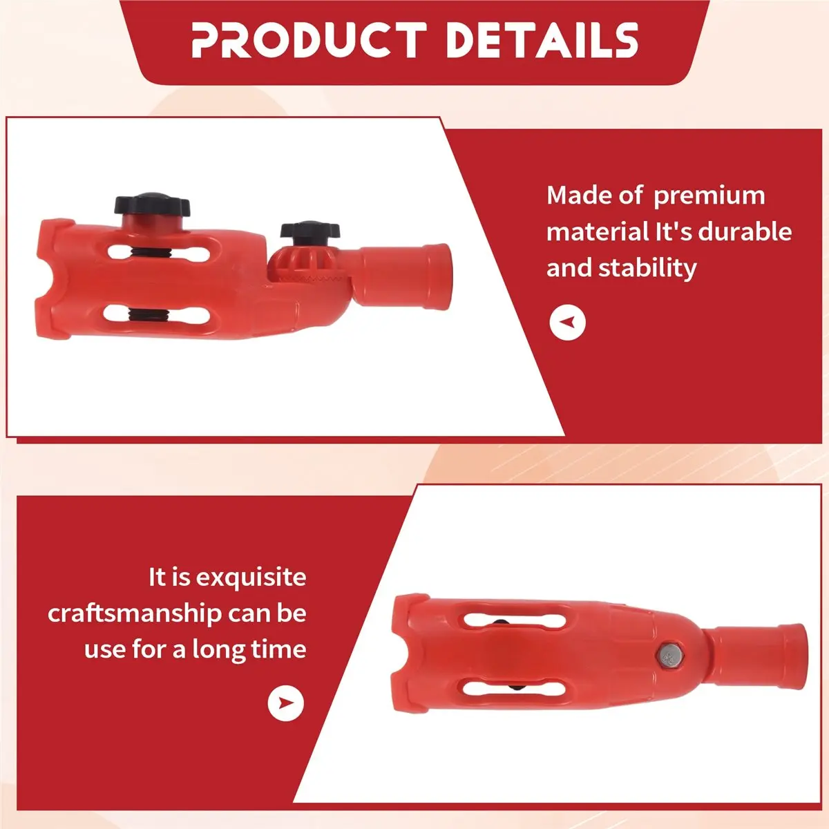 Y17A Multi-Angle Paint Brush Extender Red, Paint Edger Tool for High Ceilings, Extension Pole Attachment Holder
Y17A Multi-Angle Paint Brush Extender Red, Paint Edger Tool for High Ceilings, Extension Pole Attachment Holder