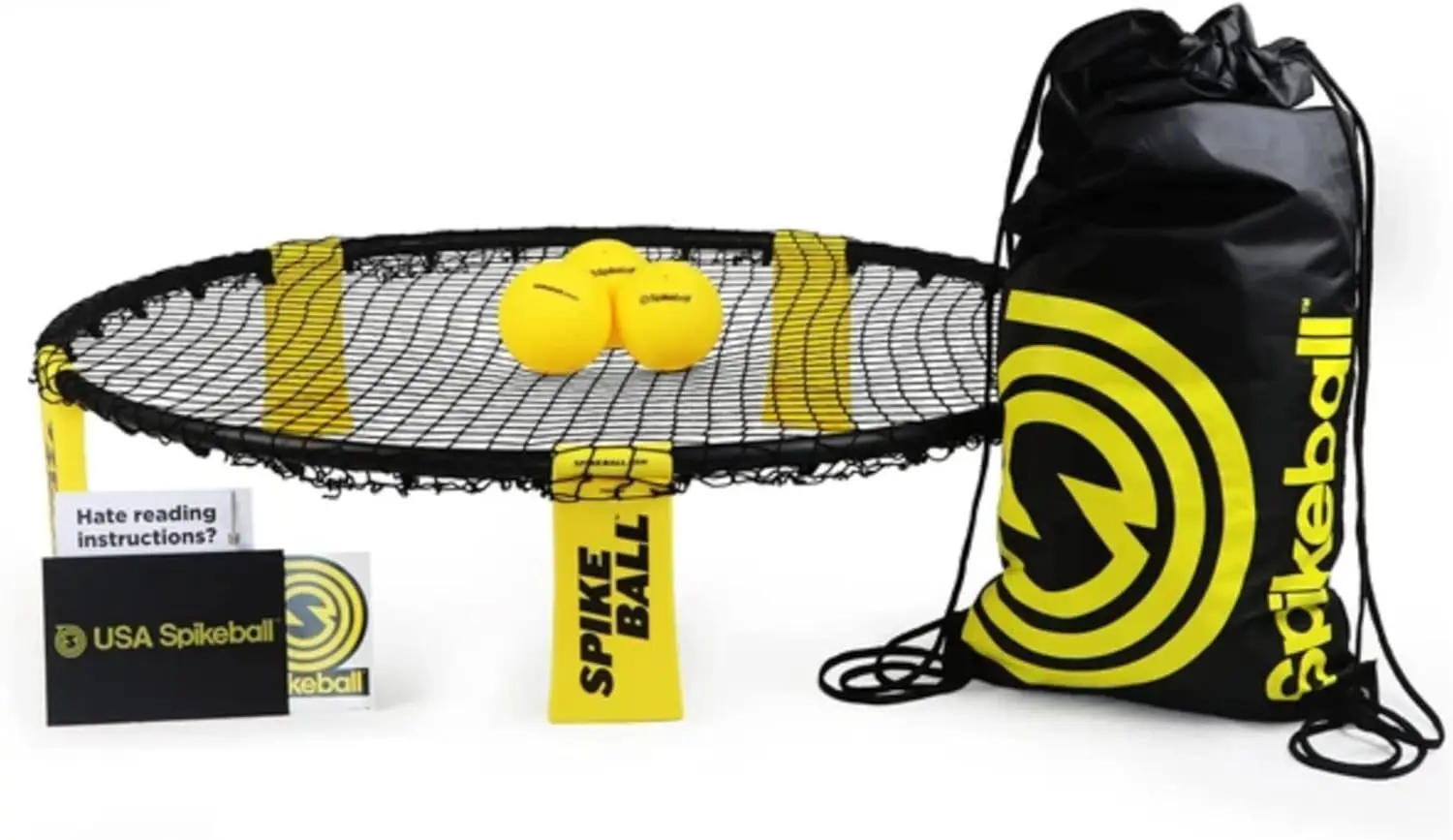 Оригинальный игровой набор Spikeball 3 Ball Roundnet — включает 3 мяча, сетку и сумку
Оригинальный игровой набор Spikeball 3 Ball Roundnet — включает 3 мяча, сетку и сумку