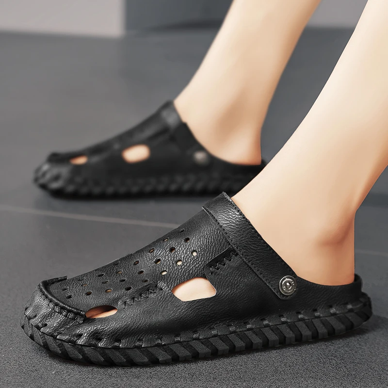 Slippers Men sandals Comfortable Men Sandals Dual-Purpose Male Summer Half Drag Leisure Ultra-light Beach Half Flats men shoes
Slippers Men sandals Comfortable Men Sandals Dual-Purpose Male Summer Half Drag Leisure Ultra-light Beach Half Flats men shoes