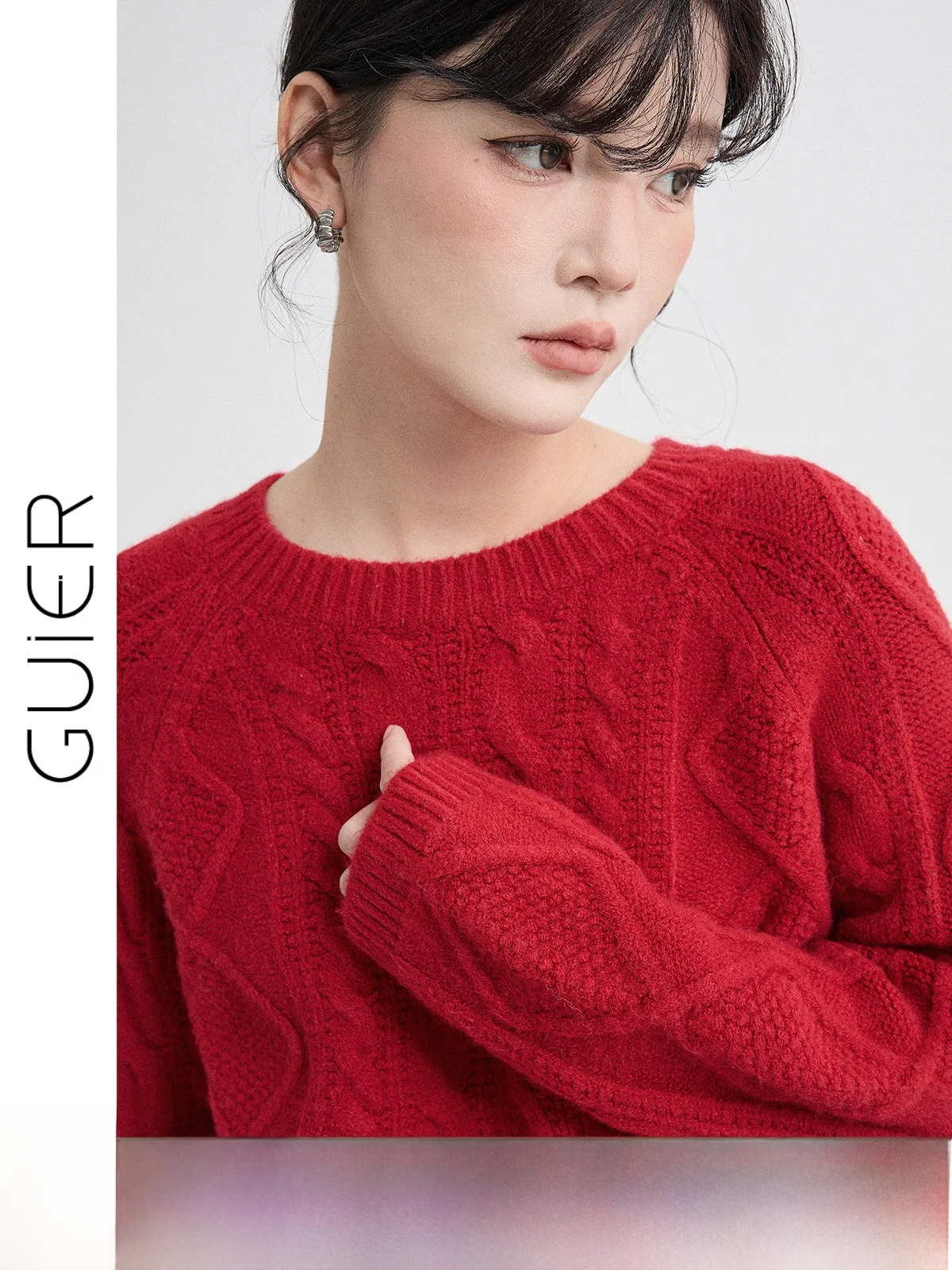 Red Twisted Knitted Sweater Women's Autumn Winter New Vintage Soft Lazy Top round Ne Long Sve Loose Fit Online Exclusive
Red Twisted Knitted Sweater Women's Autumn Winter New Vintage Soft Lazy Top round Ne Long Sve Loose Fit Online Exclusive
