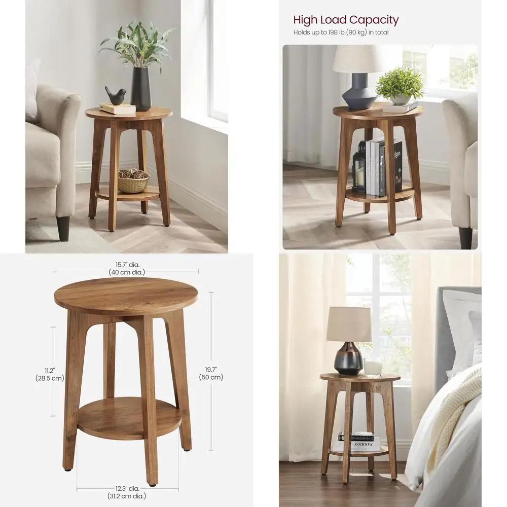 Компактный 2-уровневый журнальный столик из орехового дерева с тонкими ножками для гостиной или спальни, MAEZO ULET283T41
Компактный 2-уровневый журнальный столик из орехового дерева с тонкими ножками для гостиной или спальни, MAEZO ULET283T41