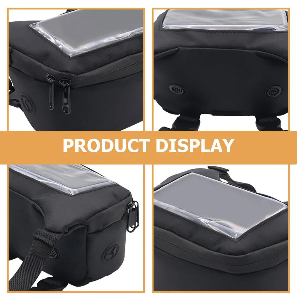 Waterproof Bike Handlebar Bag for Bicycle Motorcycle Electric Scooter Front Mount Cycling Pouch with Quick Install Spacious
Waterproof Bike Handlebar Bag for Bicycle Motorcycle Electric Scooter Front Mount Cycling Pouch with Quick Install Spacious