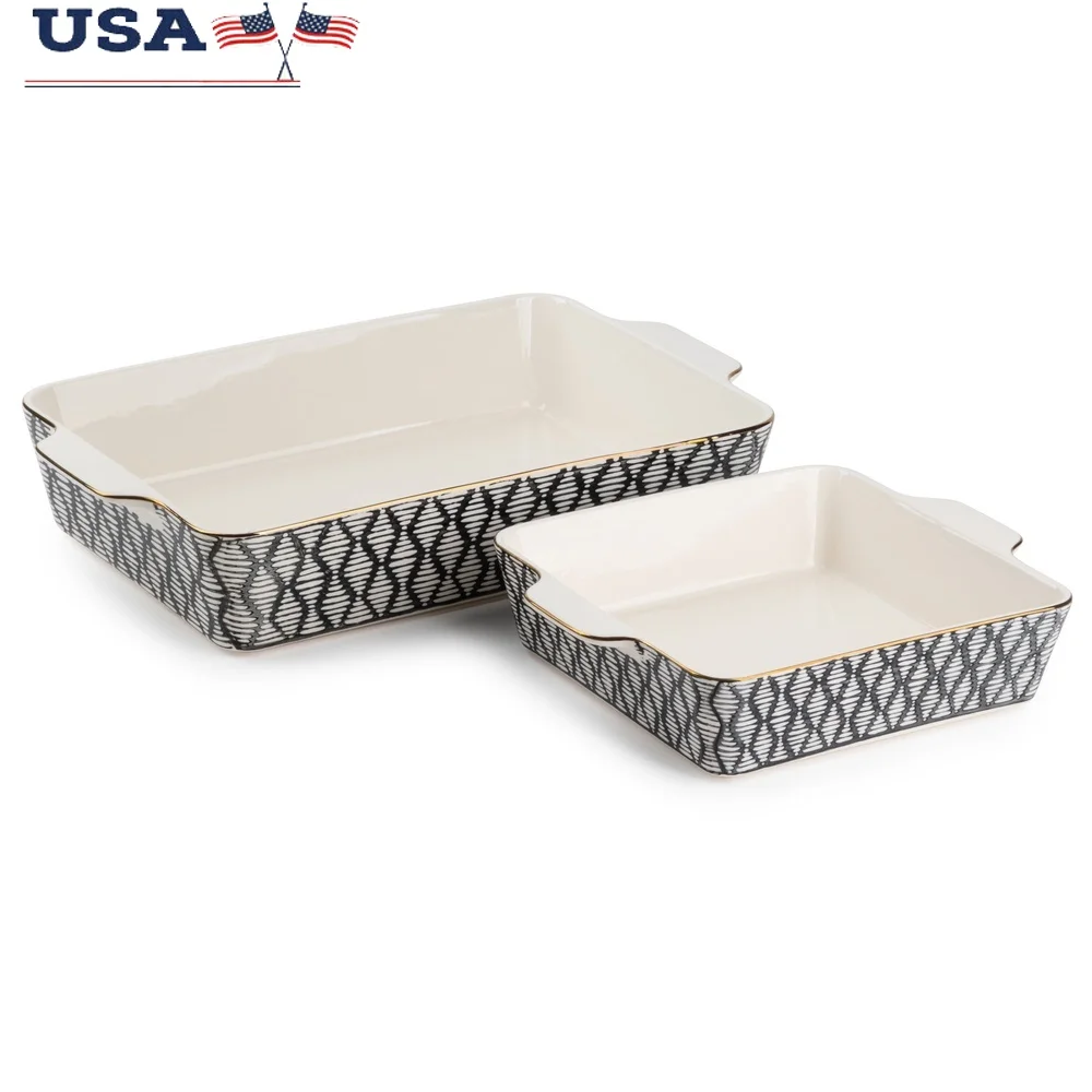 2-Piece Stoneware Baker Set Dishwasher Microwave Oven Freezer Safe Ideal Baking Serving 1.5 Quart 3.6 Quart
2-Piece Stoneware Baker Set Dishwasher Microwave Oven Freezer Safe Ideal Baking Serving 1.5 Quart 3.6 Quart