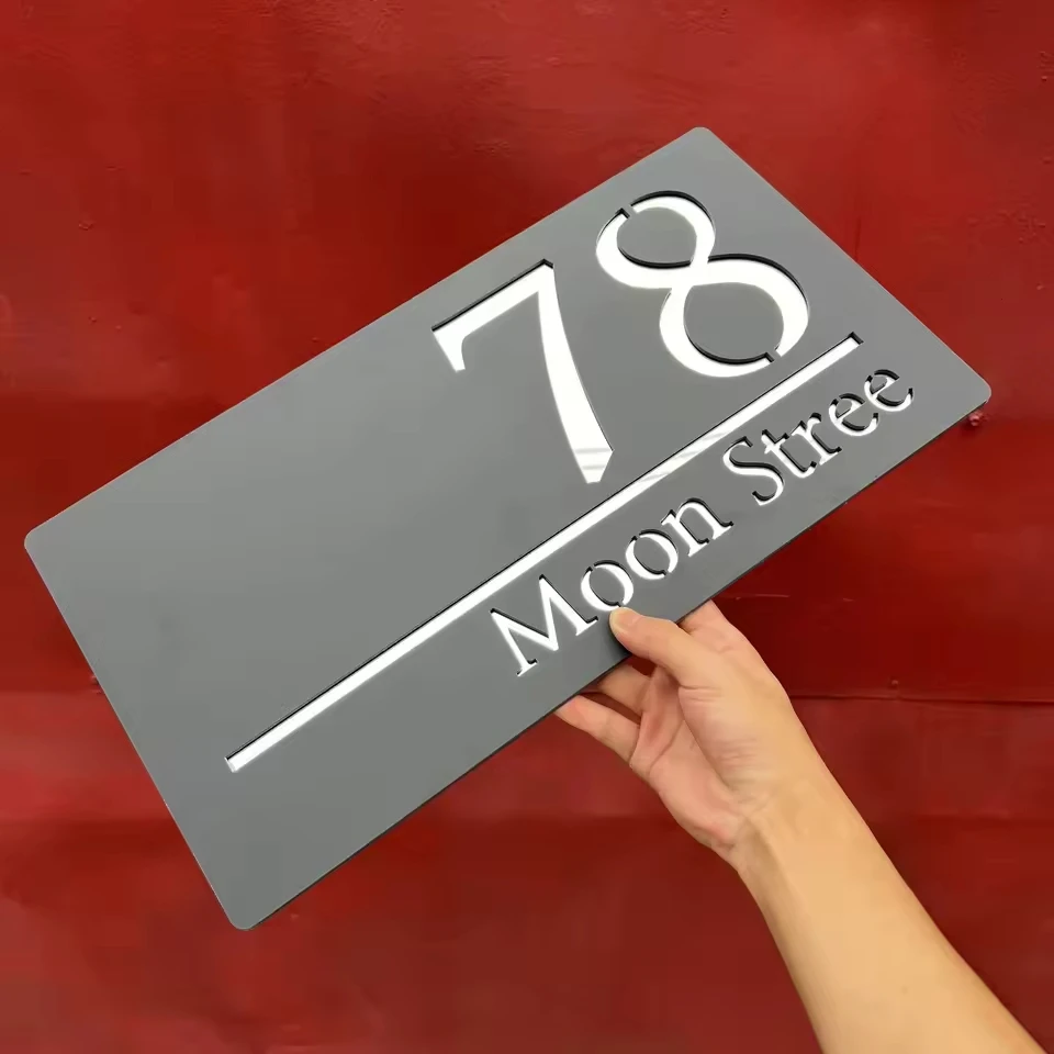 Modern Acrylic House Number Sign – Waterproof Outdoor Address Plaque with Street Name, Custom Wall Decoration for Home
Modern Acrylic House Number Sign – Waterproof Outdoor Address Plaque with Street Name, Custom Wall Decoration for Home