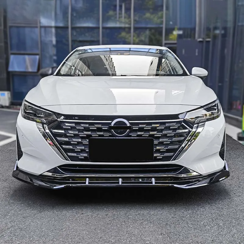 For 2023 Nissan Sentra Front Bumper Lip Splitter Three-Stage Spoiler High Quality ABS Material Guard Car Kit
For 2023 Nissan Sentra Front Bumper Lip Splitter Three-Stage Spoiler High Quality ABS Material Guard Car Kit