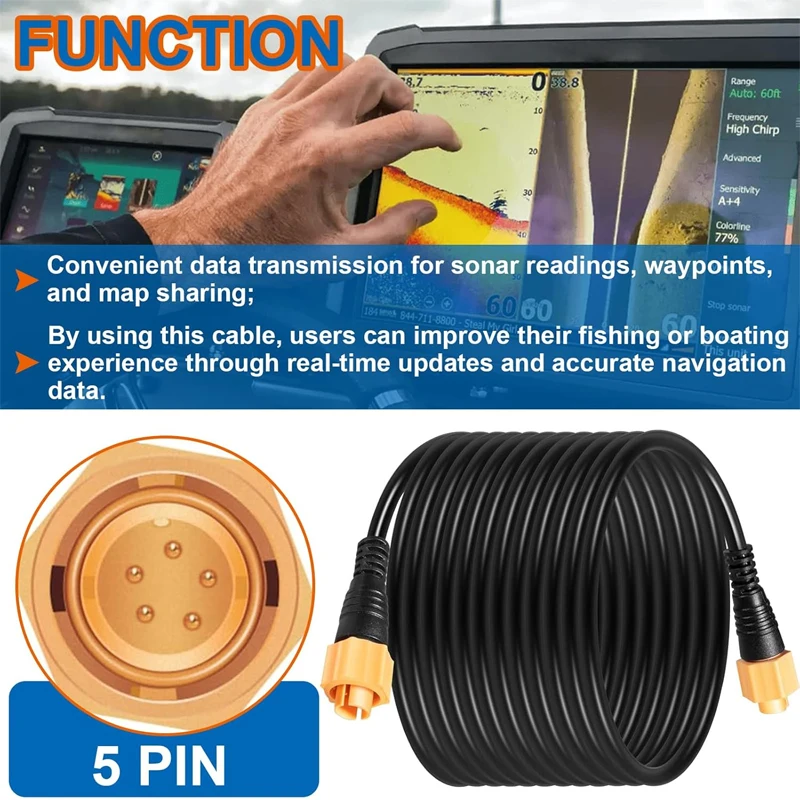 Replacement for Lowrance 25' Ethernet Cable 000-0127-30 Lowrance Ethext-25Yl Ethernet Cable ,25-Feet
Replacement for Lowrance 25' Ethernet Cable 000-0127-30 Lowrance Ethext-25Yl Ethernet Cable ,25-Feet