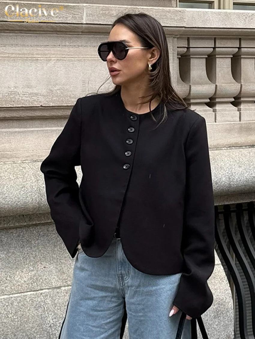 Clacive Fashion Loose Black Women's Shirt 2025 Casual O-Neck Long Sleeve Shirts Lady Elegant Classic Solid Tops Female Clothing
Clacive Fashion Loose Black Women's Shirt 2025 Casual O-Neck Long Sleeve Shirts Lady Elegant Classic Solid Tops Female Clothing