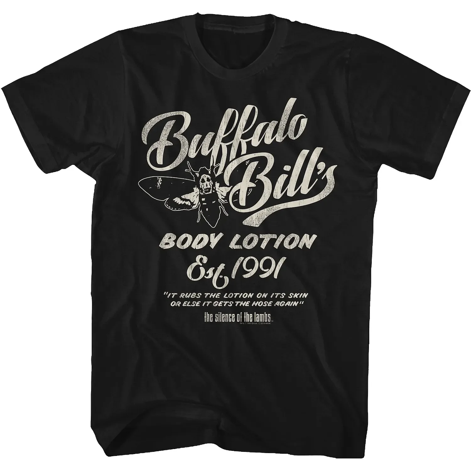 Buffalo Bill's Body Lotion Silence of The Lambs T-Shirt 100% Cotton O-Neck Short Sleeve Summer Casual Mens T-shirt Size S-3XL
Buffalo Bill's Body Lotion Silence of The Lambs T-Shirt 100% Cotton O-Neck Short Sleeve Summer Casual Mens T-shirt Size S-3XL