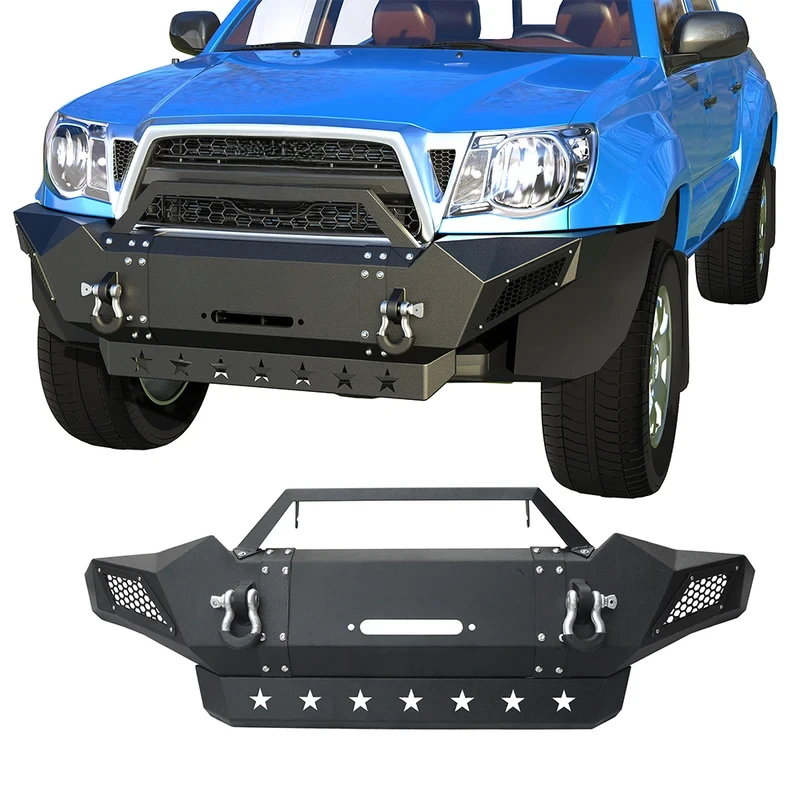 Truck with Winch Mounting Plate Fits Tacoma 2005-2015 2nd Gen Tacoma Front Bar with 2x18W LED Lights and
Truck with Winch Mounting Plate Fits Tacoma 2005-2015 2nd Gen Tacoma Front Bar with 2x18W LED Lights and